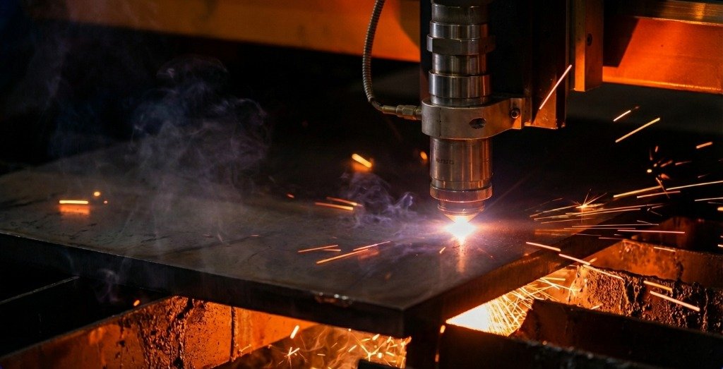 Laser cutting metal